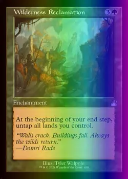 MTG Wilderness Reclamation (458/573) Ravnica Remastered LP FOIL - Image 1