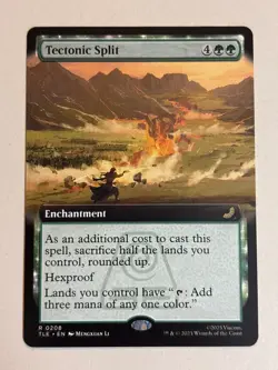 Tectonic Split (Extended Art) TLE Avatar: the Last Airbender MTG - Image 1