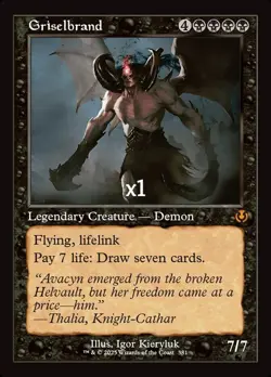 MTG Retro Innistrad Remastered INR Griselbrand MINT - Image 1