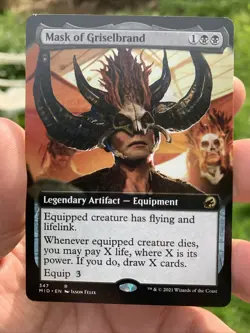 Mask of Griselbrand Extended Art ~ Innistrad Midnight Hunt ~ MTG ~ Free Postage - Image 1