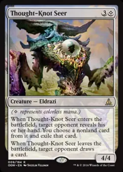MTG Thought-Knot Seer, Oath of the Gatewatch, Heavily Played, English - Image 1