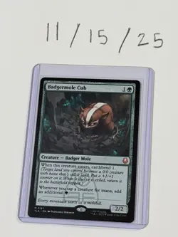Badgermole Cub 0167 - Mythic Rare - MTG Magic Avatar The Last Airbender - Image 1