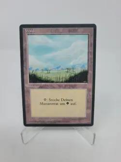 German FBB • Misprint Wald • “Forest Plains“ • Mtg - Image 1