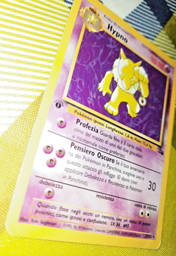 Pokemon - Hypno 1a Edizione Fossil Set 23/62 ITA no Holo Vintage Cards Rare - Image 2