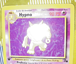 Pokemon - Hypno 1a Edizione Fossil Set 23/62 ITA no Holo Vintage Cards Rare - Image 5