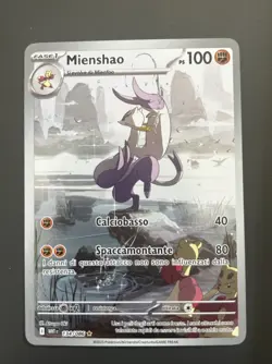 Carta pokemon Mienshao WHT 134/086 Set Fuoco bianco Italiano Near Mint holo - Image 1