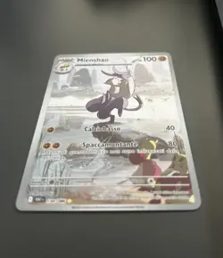 Carta pokemon Mienshao WHT 134/086 Set Fuoco bianco Italiano Near Mint holo - Image 2