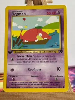 Flegmon 67/82 Team Rocket 1. Edition Deutsch Exc Pokemon - Image 1