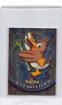 Farfetch'd #83 - SILVER HOLO - BLUE LOGO - SERIES 2 - TOPPS POKEMON CARD - NM/LP - Image 1
