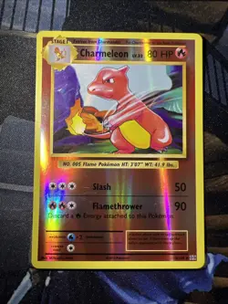 Pokemon Card Charmeleon 10/108 Evolutions Reverse Holo Rare Near Mint - Image 1