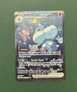 Pokemon Jellicent EX TCG 168/086 SV White Flare Special Illustration Rare Card - Image 1