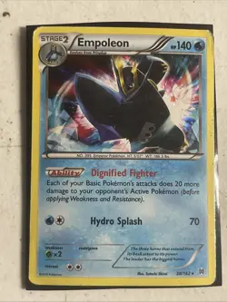 Empoleon 38/162 - Breakthrough - Holo Rare - Pokemon Card TCG - Hp - Image 1