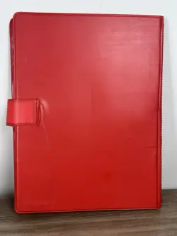 Vintage 1999 Authentic Red Pikachu Pokemon 4-Pocket Card Binder Book Album - Image 4