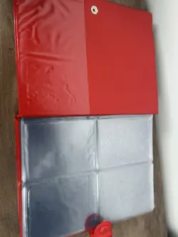 Vintage 1999 Authentic Red Pikachu Pokemon 4-Pocket Card Binder Book Album - Image 5