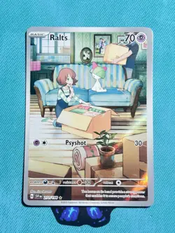 Ralts Scarlet & Violet Illustration Rare Card 211/198 NM - Image 1