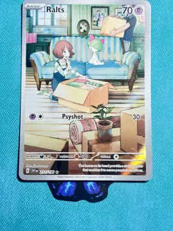 Ralts Scarlet & Violet Illustration Rare Card 211/198 NM - Image 3