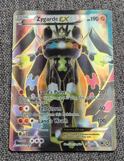 54a/124 Zygarde EX Mega Powers XY Collection Box Pokemon card NM - Image 1