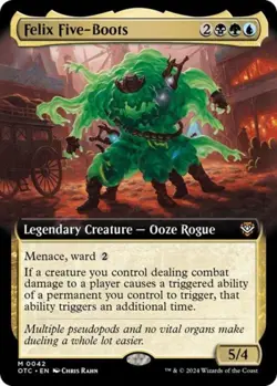 Felix Five-Boots (Extended Art) -Foil Near Mint MTG - Image 1