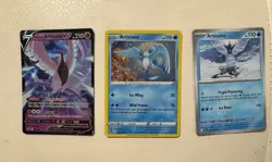 Articuno Pokemon Card Lot Full Art Holo V 3 Cards M/NM Evolving Skies & More - Image 2