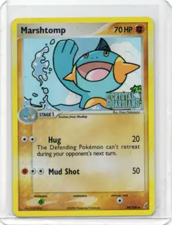 Pokemon Card - Marshstomp - 38/100 Reverse Stamp - EX Crystal Guardians - 2006 - Image 1