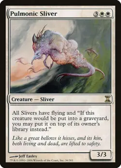 Magic The Gathering MTG PULMONIC SLIVER Time Spiral NM Near Mint - Image 1