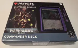 Magic The Gathering: Warhammer 40K Necron Dynasties Commander Deck Sealed/New - Image 1
