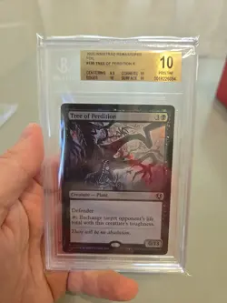 Beckett 10 Pristine Tree Of Perdition Rare Foil Innistrad Remastered Magic... - Image 1