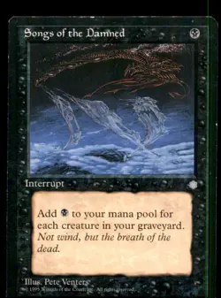 MTG Songs of the Damned LP Light Play Ice Age [5044] - Image 1