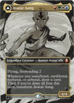 Avatar Aang (Borderless) M Avatar: The Last Airbender 308 NM MTG - Image 1