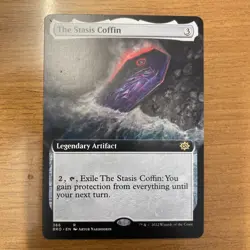 x1 The Stasis Coffin - Extended Art R MTG The Brothers' War M/NM, English - Image 1
