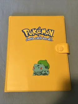 Pokemon Bulbasaur Yellow Collectors Album Binder Vintage 1999 Binder Only A - Image 1