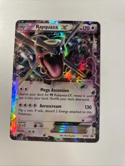 Pokemon TCG 2015 Rayquaza EX XY Black Star Promos XY69 Holo Promo - Image 1