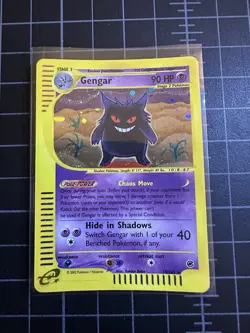 Pokemon TCG Gengar Holo Rare Expedition 13/165 Ungraded - Image 1