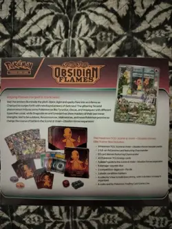 Pokemon TCG- Scarlet & Violet- Obsidian Flames- Elite Trainer Box ETB- Sealed - Image 2
