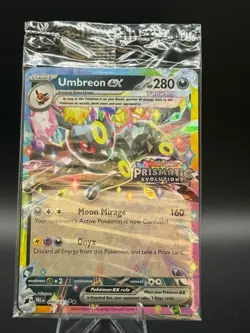 Pokemon Prismatic Evolutions Umbreon SEALED Stamped Surprise Box Promo 060/131 - Image 1