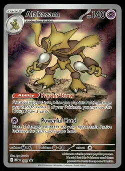 Pokemon TCG SV Promos #009 Alakazam NM - Image 1