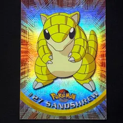 topps Pokemon TV Animation Edition Series 1 Rainbow Holo Foil #27 Sandshrew - Image 1