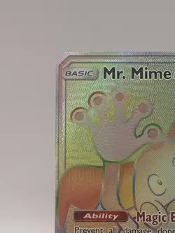 Pokemon Mr Mime GX Full Art 173/168 Secret Rainbow Rare Celestial Storm - Image 2