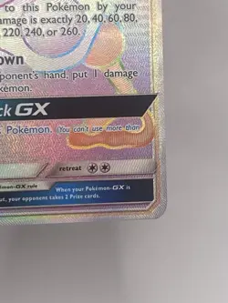 Pokemon Mr Mime GX Full Art 173/168 Secret Rainbow Rare Celestial Storm - Image 5