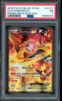 2016 Pokemon Venusaur Charizard Blastoise EX Red Blue Coll. XY Black Star PSA 7 - Image 4