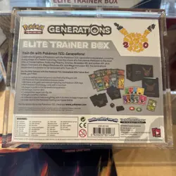 Pokemon 20th Anniversary Generations Elite Trainer Box ETB Sealed W/ Acrylic Box - Image 2