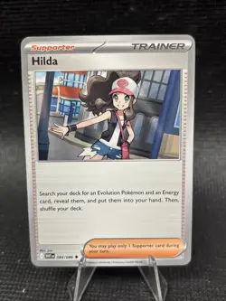 Hilda 084/086 Uncommon Normal SV: White Flare Trainer - Supporter Pokemon - Image 1