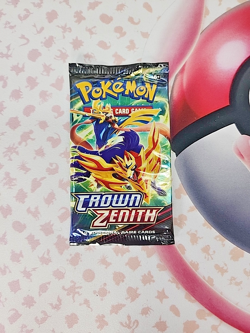 One Pokemon TCG CROWN ZENITH Booster Pack - Image 1