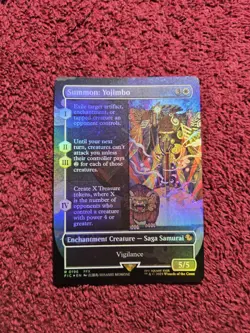 MTG Summon: Yojimbo 0196 (Borderless) Final Fantasy Foil - Image 1