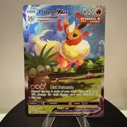 Flareon VMAX SWSH180 Pokemon Black Star Promo Full Alternate Art MINT! #SWSH180 - Image 1