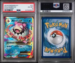 2016 POKEMON XY EVOLUTIONS #27 M SLOWBRO EX PSA 6 - Image 1