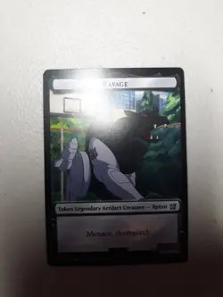 Ravage Token - Universes Beyond: Transformers (BOT) MTG NM Free Shipping - Image 1