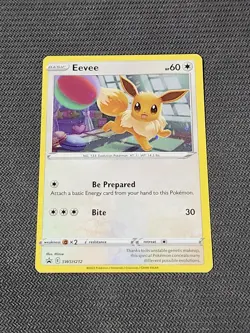 Pokemon Sword & Shield "Eevee" SWSH212 / Black Star Promo / Near Mint - Image 1