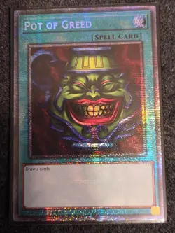 Yugioh Pot of Greed MP25-EN050 Starlight Rare 1st Edition NM - Image 1