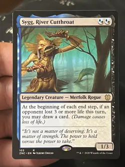 Sygg, River Cutthroat - Commander Zendikar Rising *NM* Near Mint MTG - Image 1